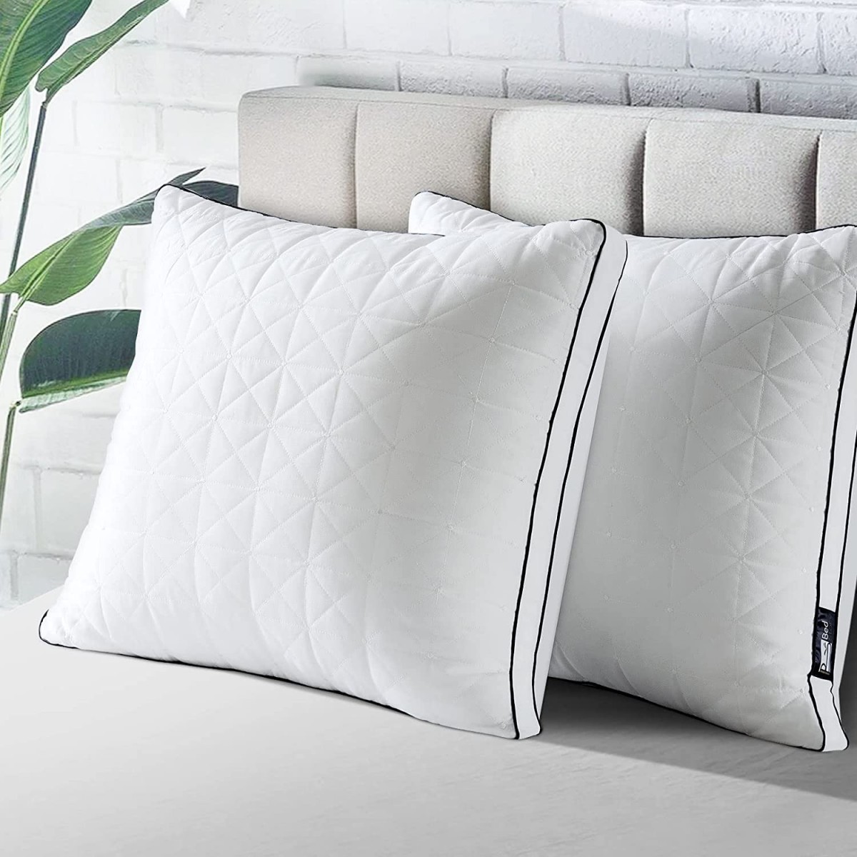 Literie : Lot de 2 oreillers relaxants 60X60 cm à prix imbattable