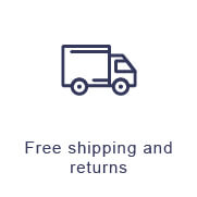 Free shipping and returns